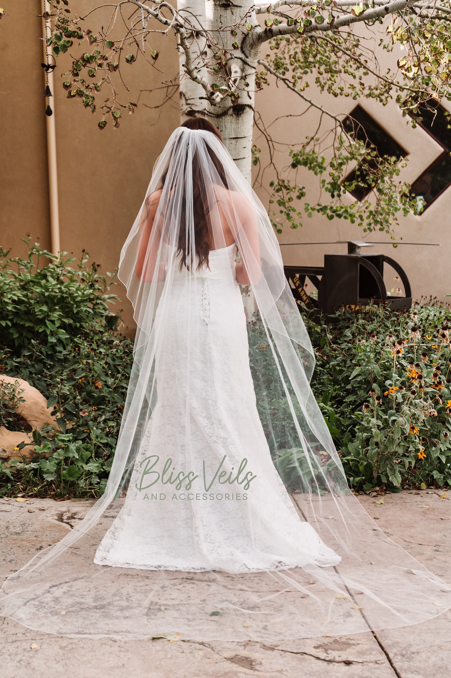 Angel Cut Cascade Wedding Veil