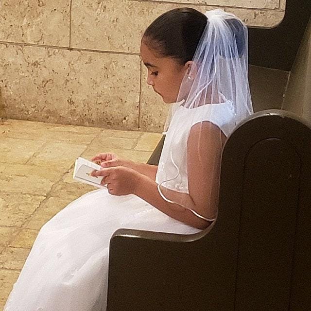 Confirmation Veil - Flower Girl Veil