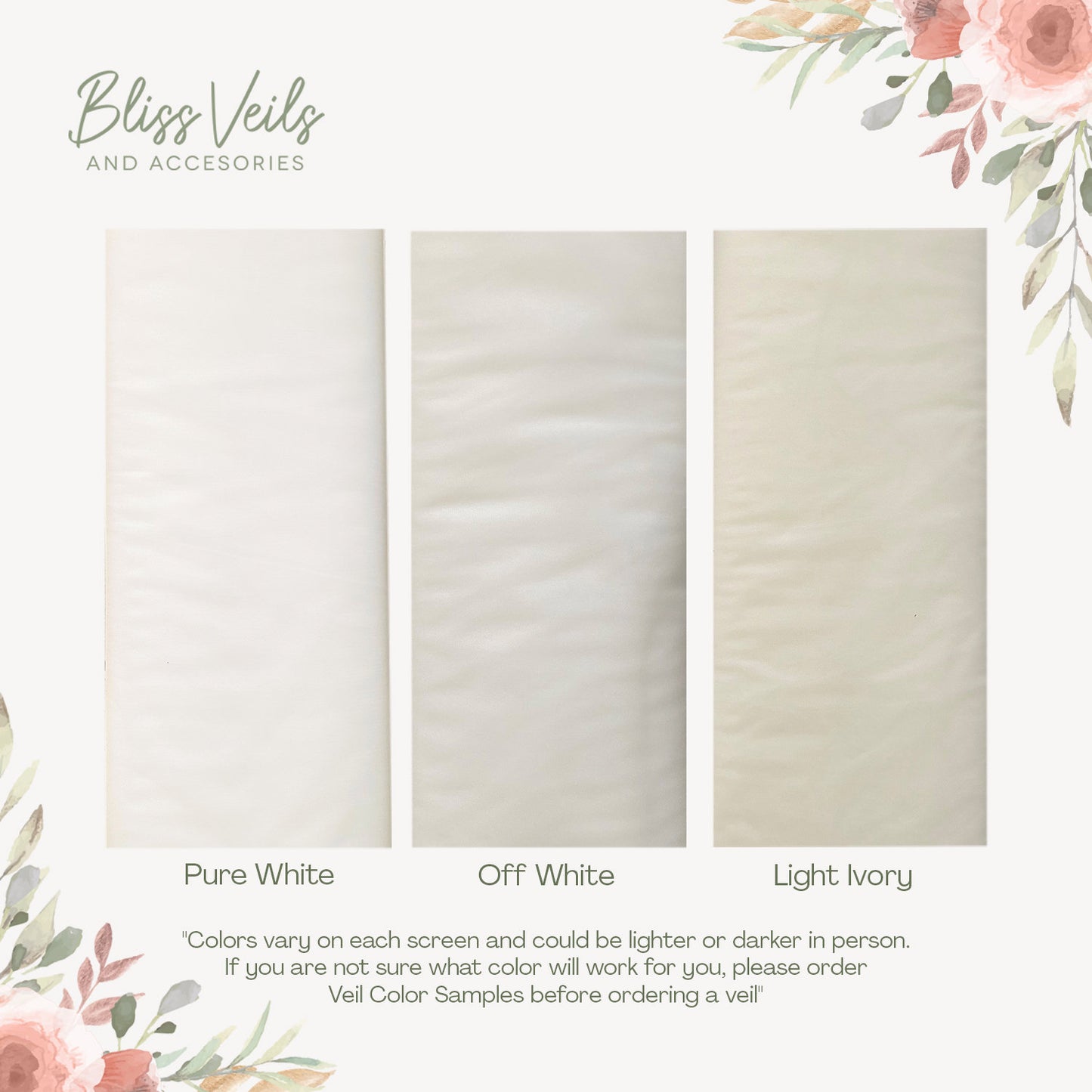 First Communion Mantilla - Several Lengths & Colors!  Fast Shipping!