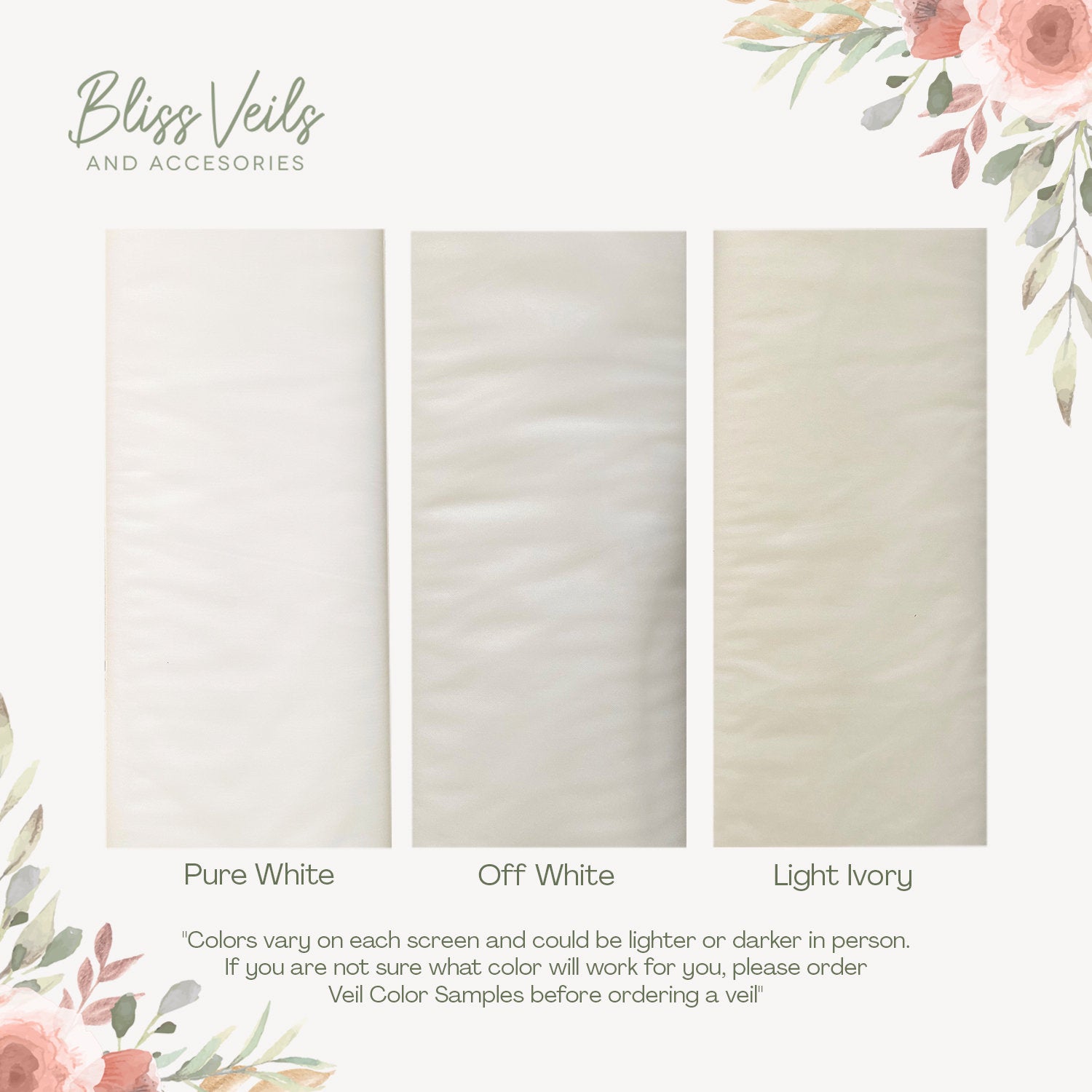 First Communion Mantilla - Several Lengths & Colors!  Fast Shipping!