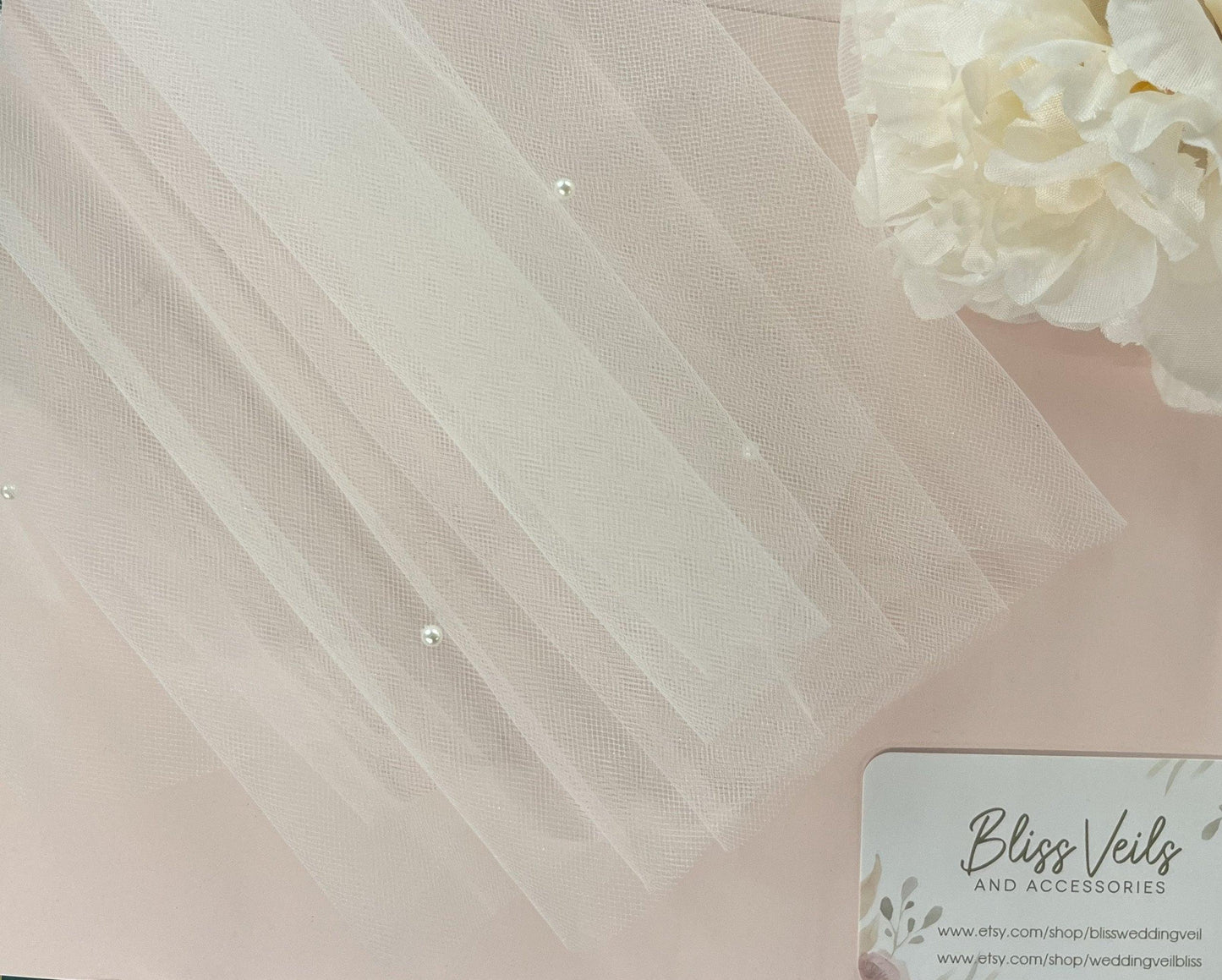 First Communion Veil with Pearls