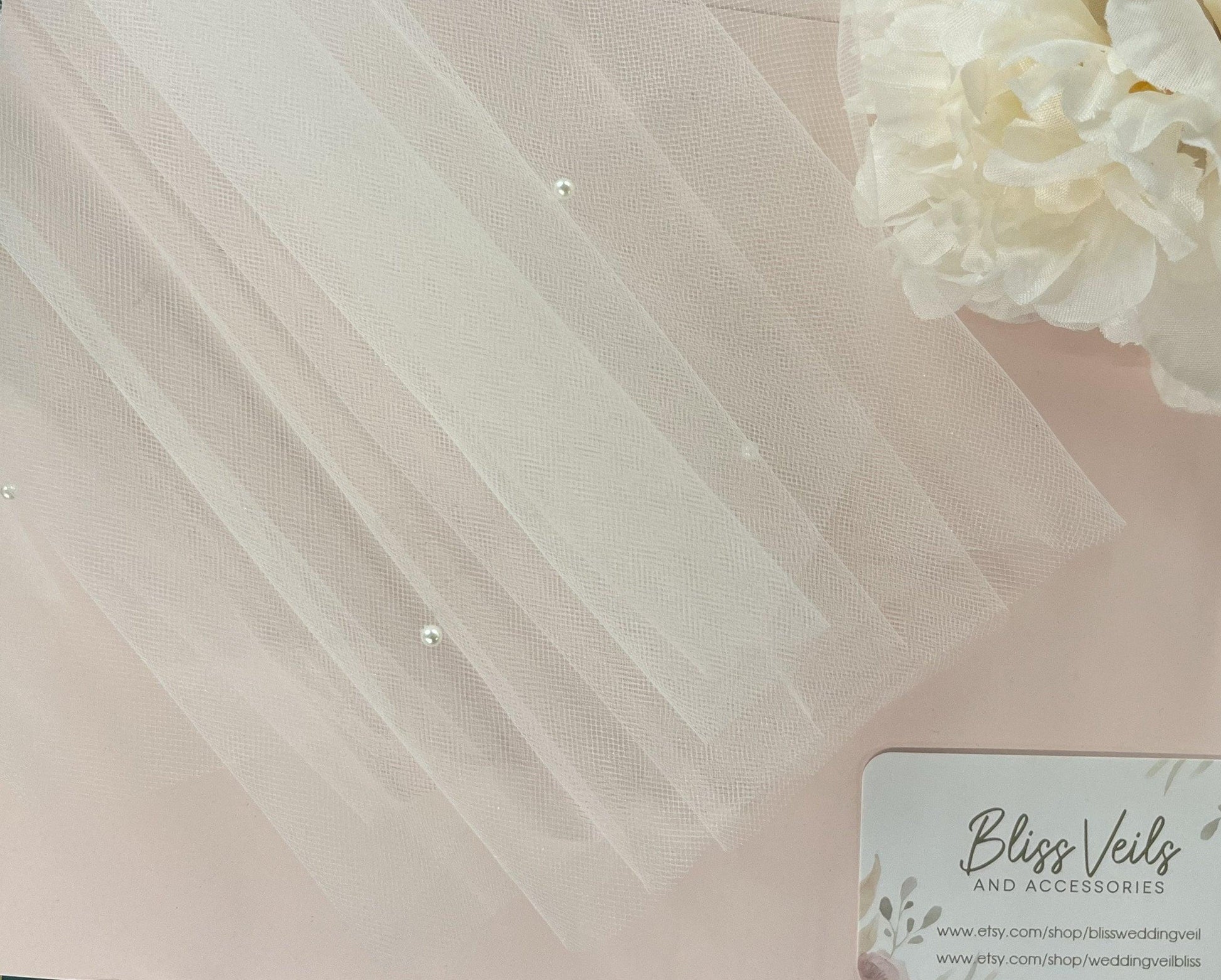First Communion Veil with Pearls