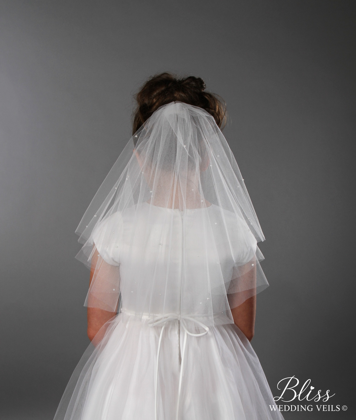 First Communion Veil with Pearls