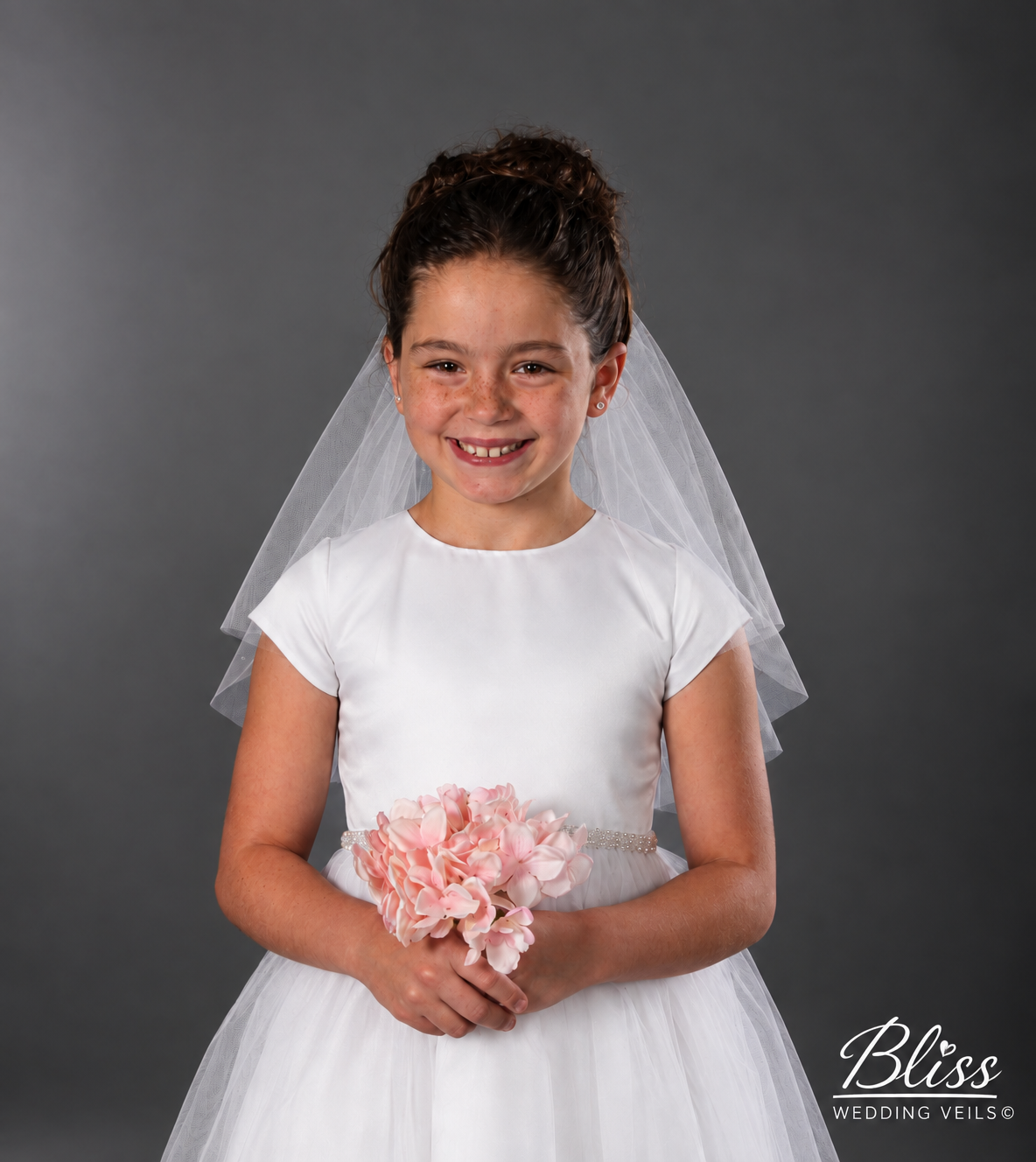 First Communion Veil with Pearls