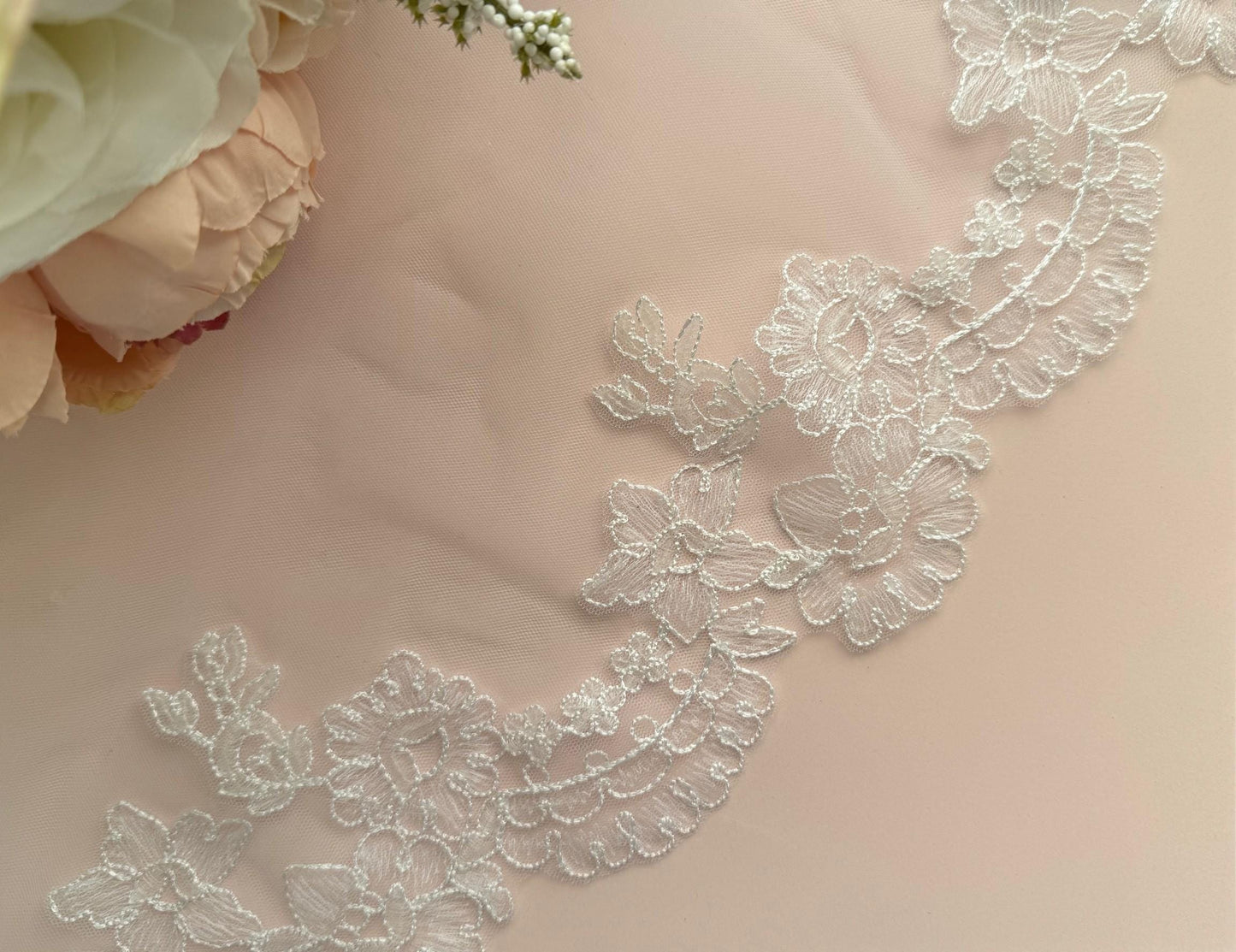 Lace First Communion Soft Mantilla Veil