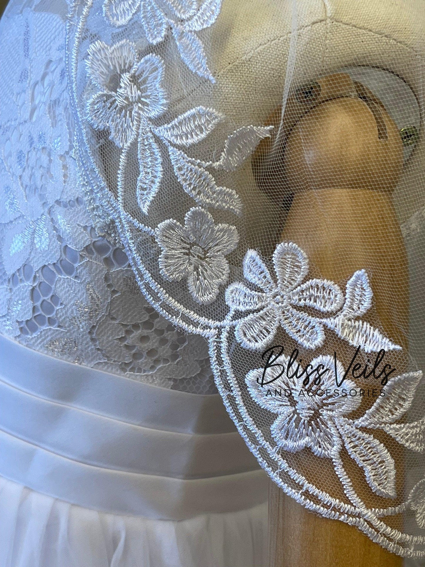 Lace Mantilla 1st Communion Veil