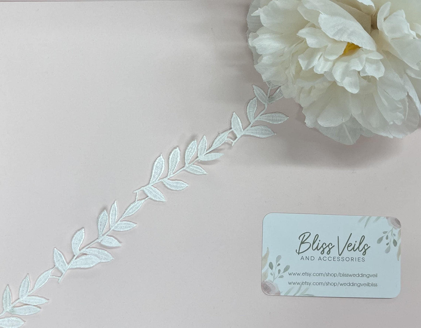 Leaf Lace Mantilla Veil: Soft Tulle First Communion Veil