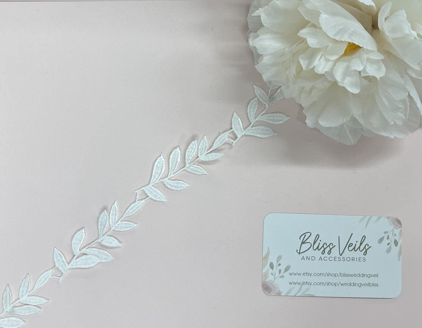 Leaf Lace Mantilla Veil: Soft Tulle First Communion Veil