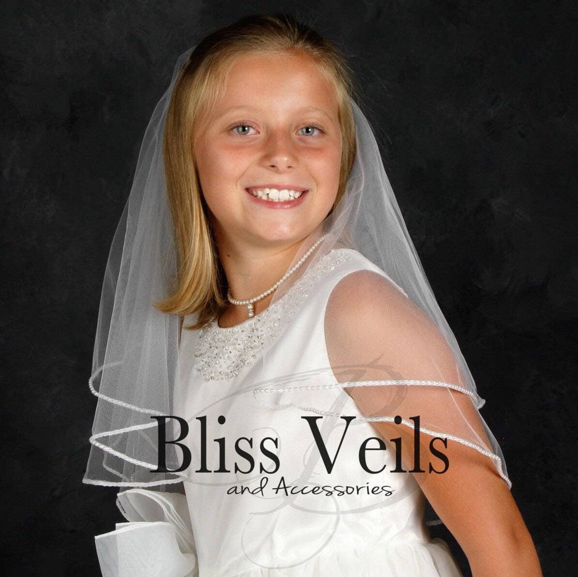 Pearl First Communion Veil