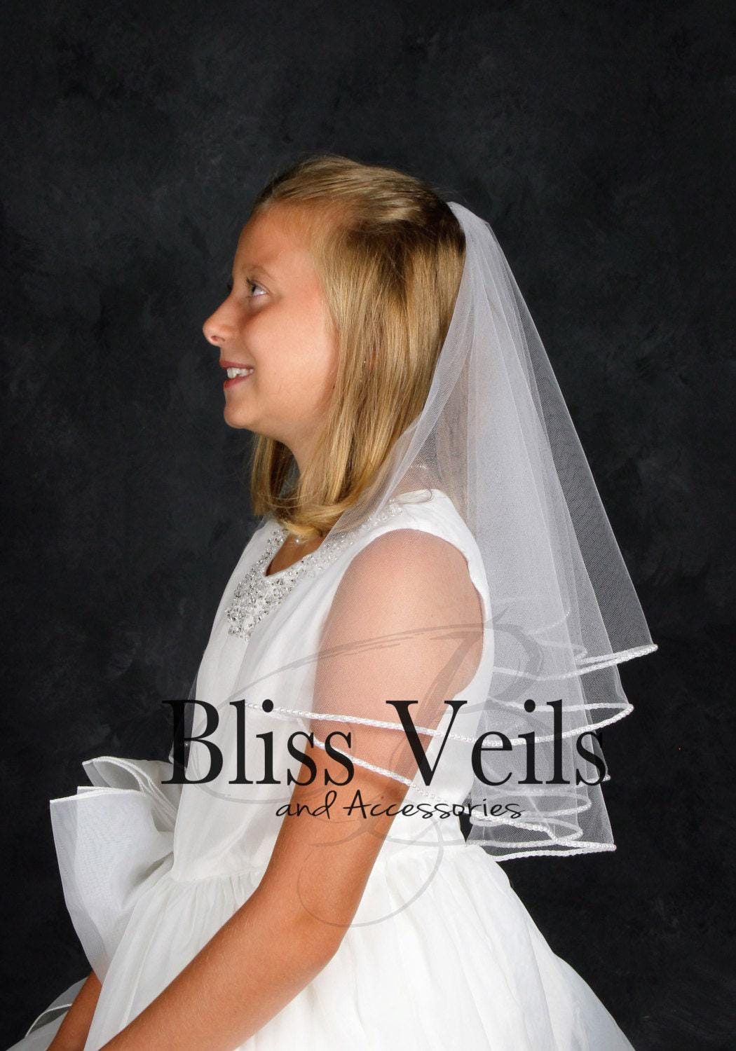 Pearl First Communion Veil