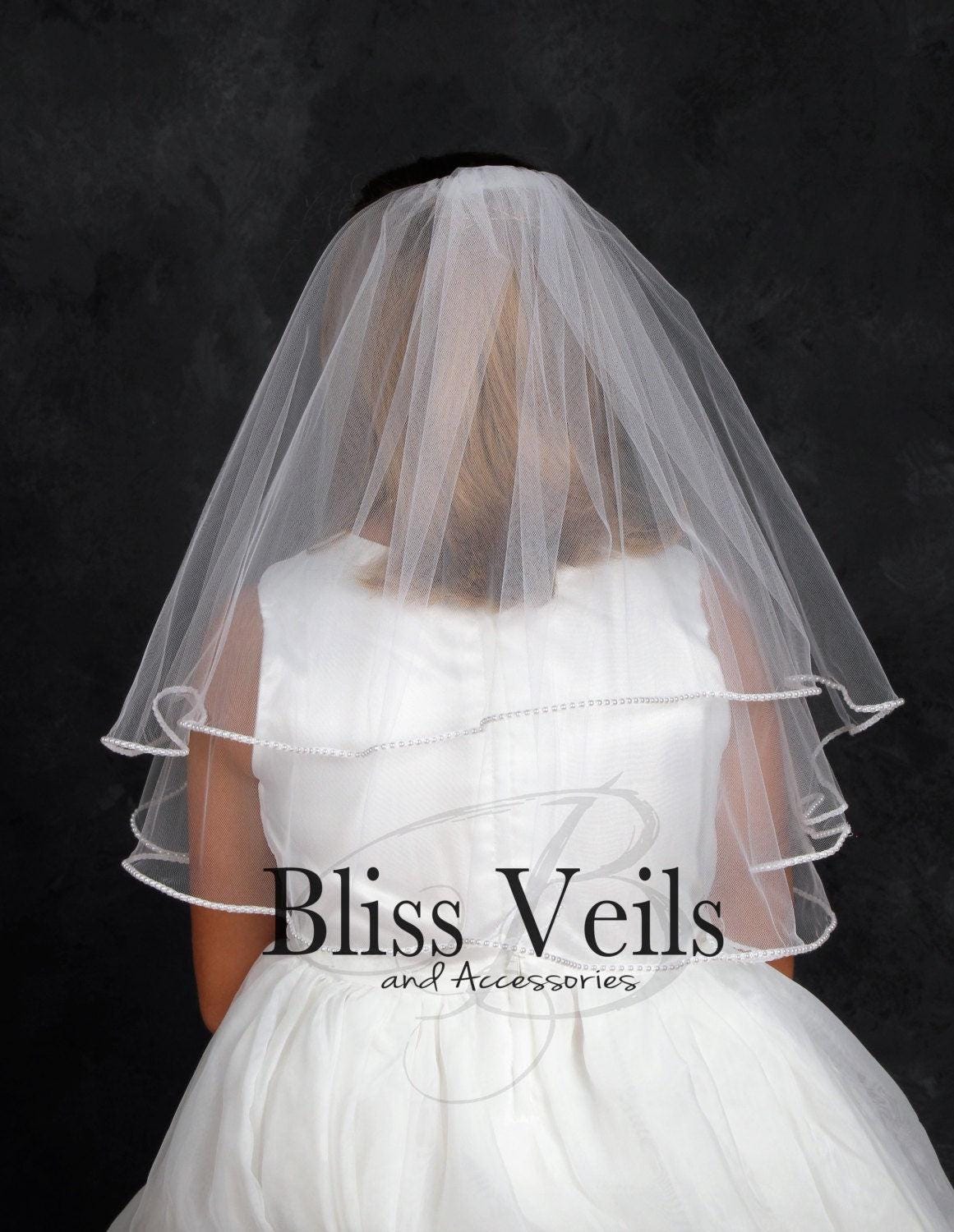 Pearl First Communion Veil