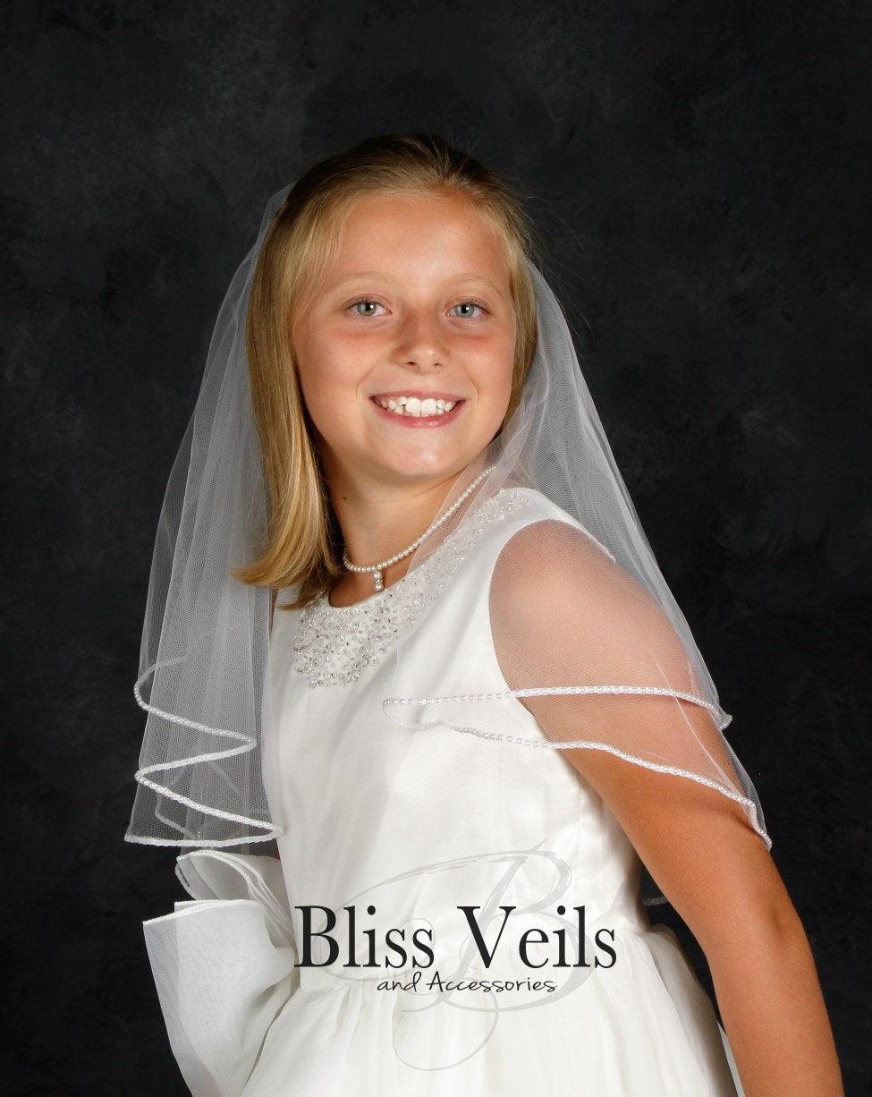 Pearl First Communion Veil