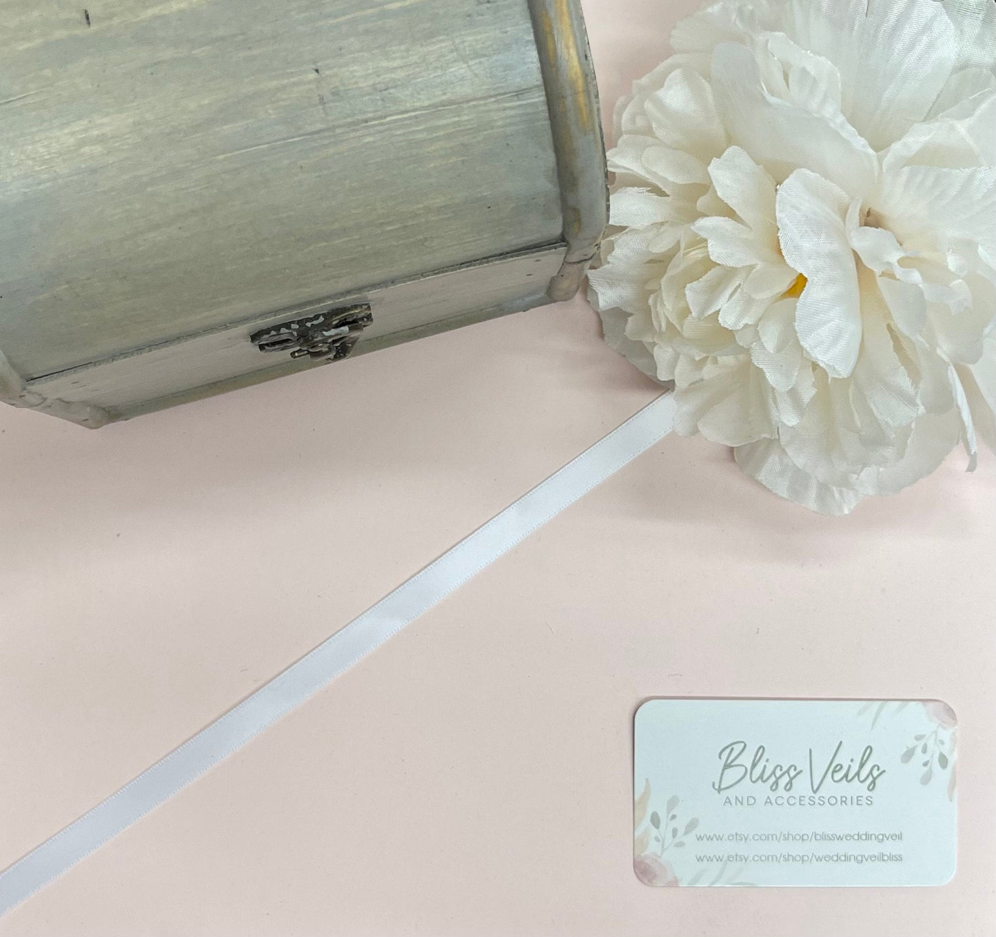 Ribbon Edge Holy Communion Veil - Fast Shipping!