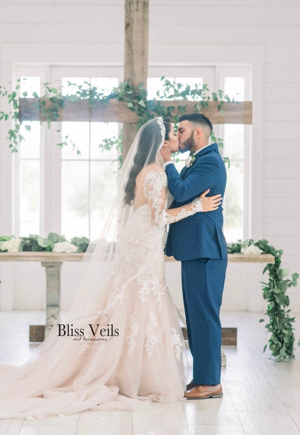 Cathedral Lace Mantilla Wedding Veil