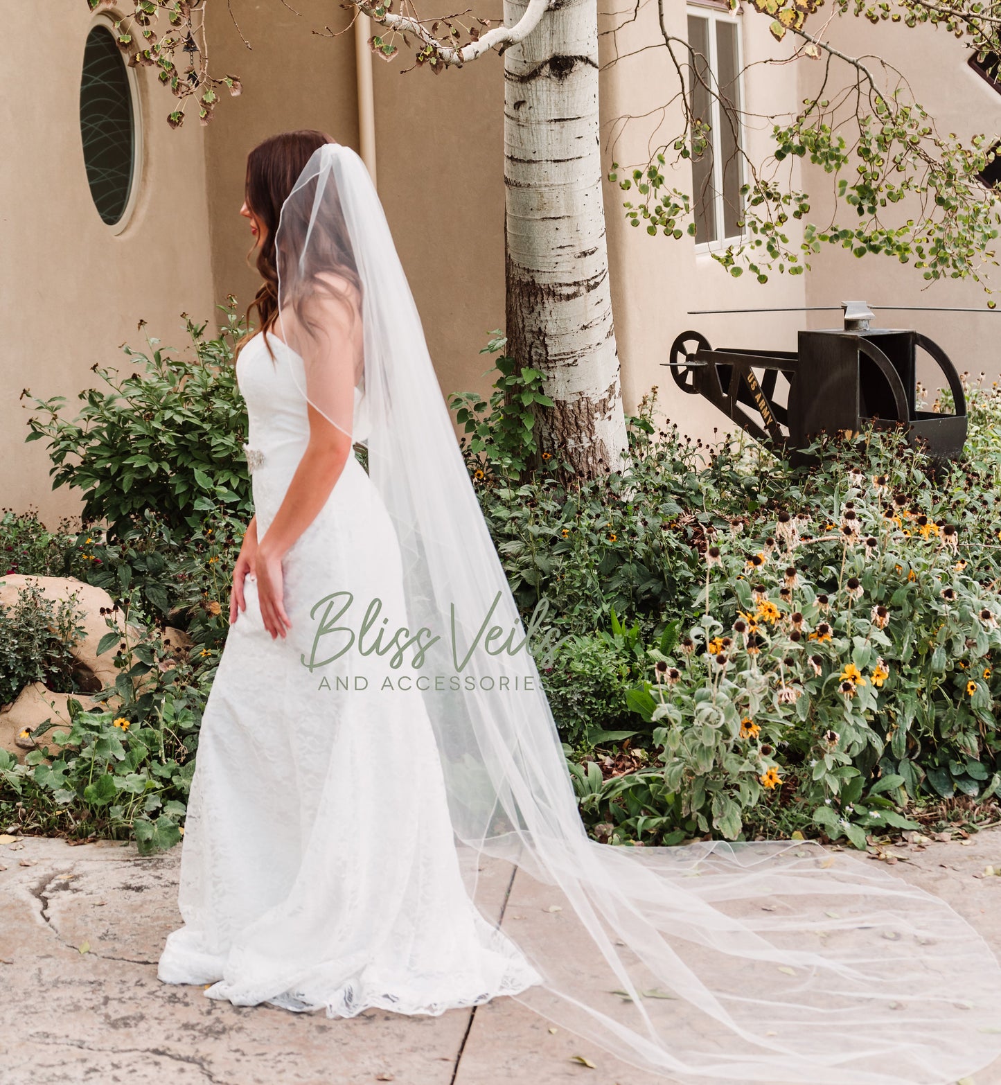 Angel Cut Cascade Wedding Veil