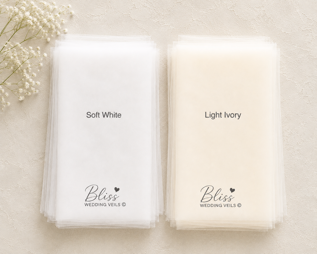 Veil Color Swatches for Wedding and Communion Veils